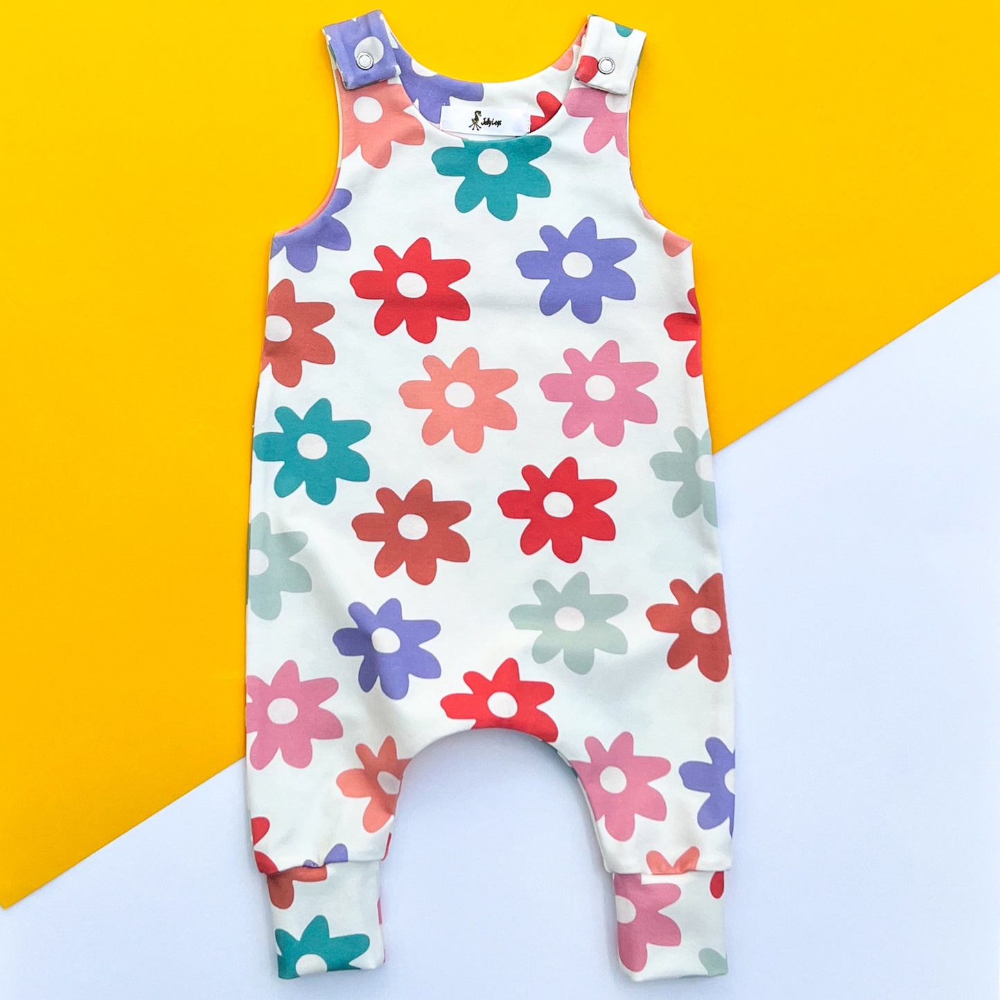 DAISY DUNGAREE ROMPER