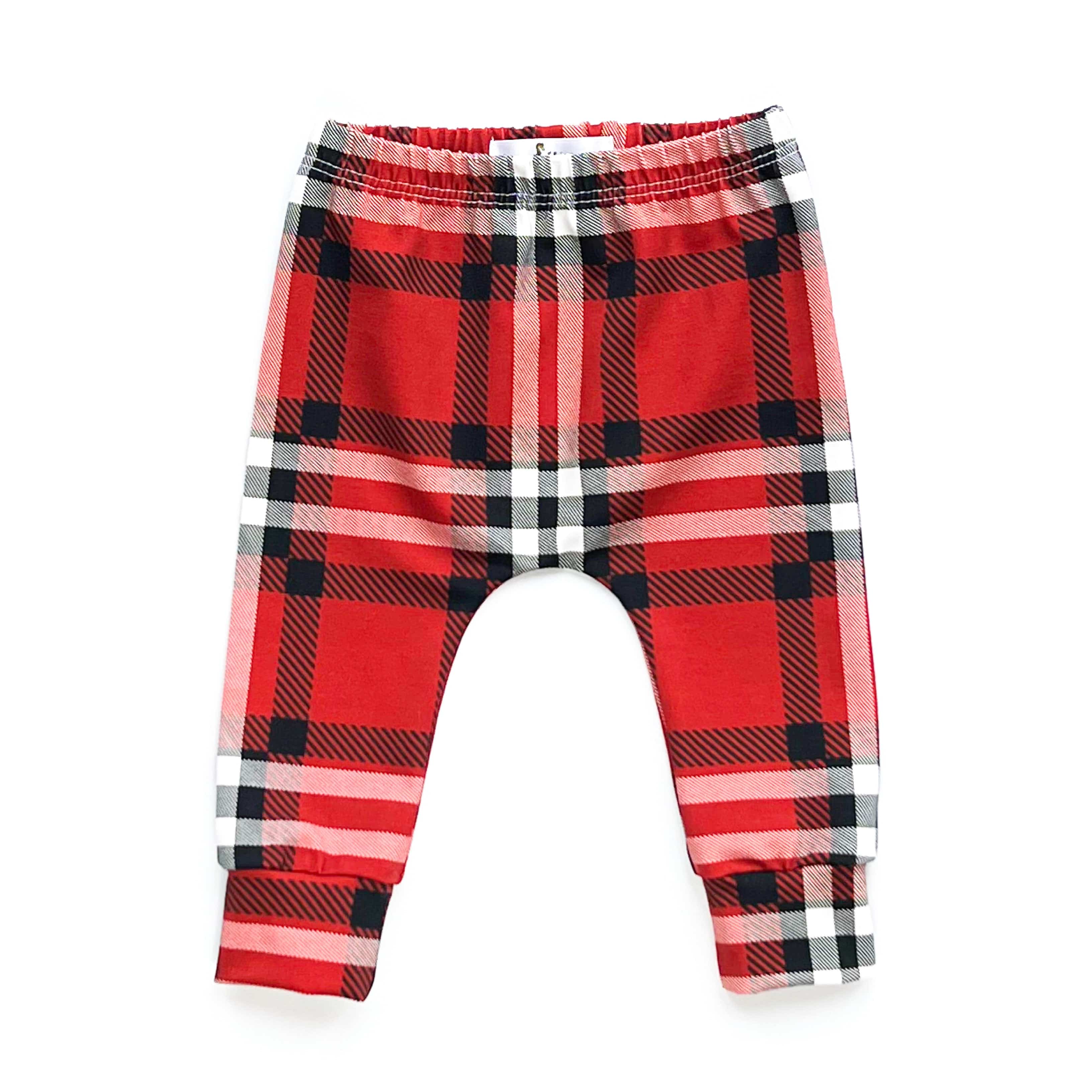 Plaid pants 2024 for kids